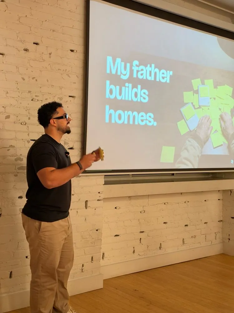 AR presenting at Barakah Labs Demo Day